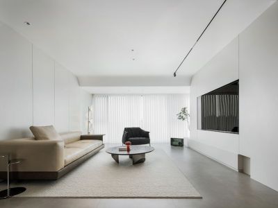 合生愉景湾简约风格125平米装修案例