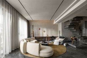 [实创装饰]现代简约风客厅怎么设计