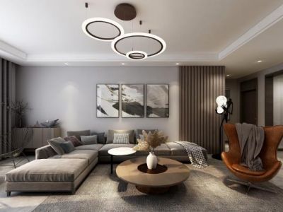 山水绿城141㎡现代风