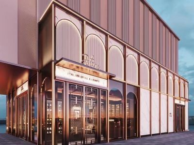 Jstone意大利餐厅外滩潮方店1260平地中海风格装修案例