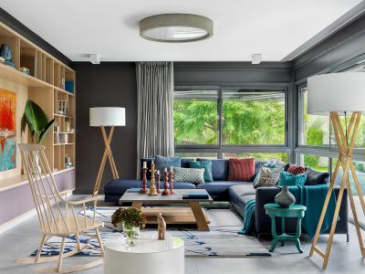 港城壹号122平混搭风格三居室装修案例