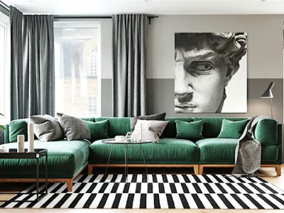 缤纷南郡105平北欧风格三居室装修案例