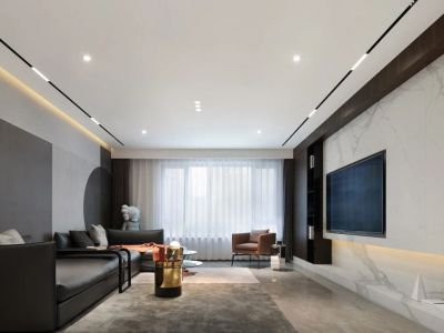 金茂悦现代风格128平米四室两厅装修案例