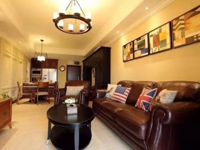 方上河府133平米现代美式三居装修案例