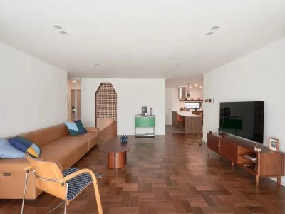 宝德新里程110平方米现代三居装修案例