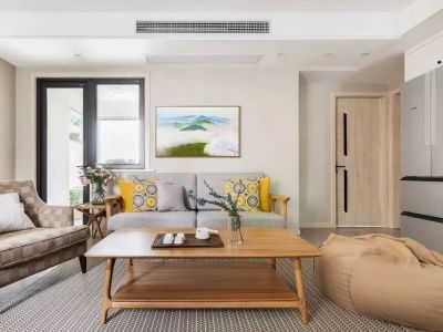 华强领秀城86平米现代三居装修案例