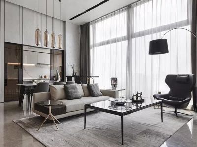 奥园瀚林银座东区190㎡复式现代风格装修案例