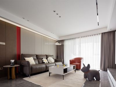 保利西山林语158平米四居室现代风格装修案例