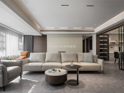 江山庐州印现代风格142㎡四室两厅装修案例