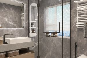 [张家口九创装饰]卫生间空间不够怎么办？这么收纳轻松搞定