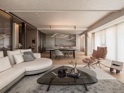 汉旺世纪城145平简约风格四居室装修案例