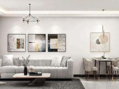 学辰大院109平北欧极简风格装修案例