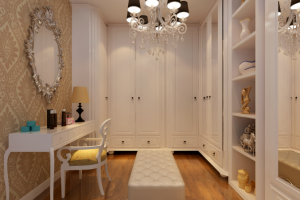 [杭州舟艺装饰]卧室衣帽间装修