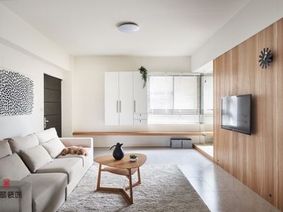 阳光城麓山悦130平三居室现代简约装修案例