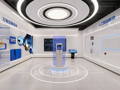 80平米现代展厅装修案例