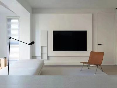 空港新城110平米三居室极简风装修案例