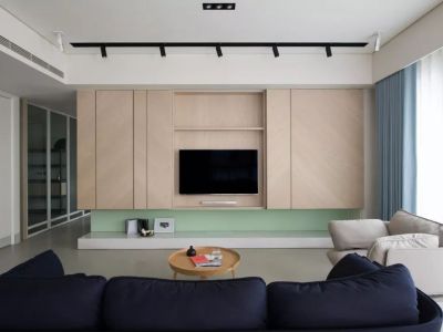 东尚名品100平米现代简约二居装修案例