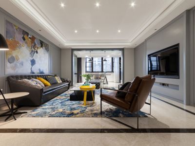 碧桂园越溪府110平米美式轻奢三居室装修案例