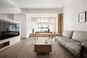 [无锡金点子装饰]130平日式原木风装修案例，实用舒适！