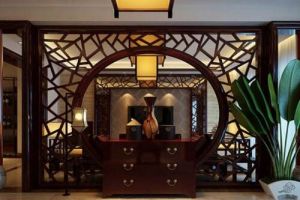 [青岛阔达装饰]新中式玄关设计注意事项