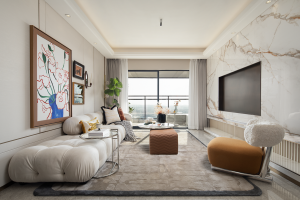 [北京博洛尼装饰]客厅装修配色技巧怎么做