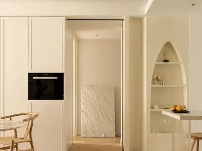 五矿绿城御园125平三居室法式风格装修案例