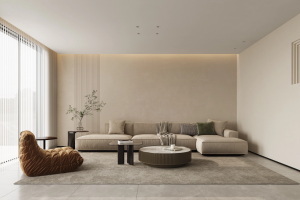 [蚌埠易佰装饰]135平简约装修案例，简约大气！