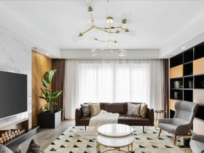 恒大名都115平米北欧三居装修案例