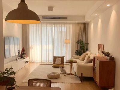 东海星城三居室110平米原木风装修案例