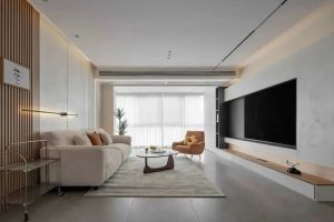 [万象装饰]121平现代简约装修案例，简约温馨氛围