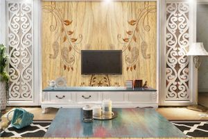[天门焦点装饰]欧式客厅电视墙有什么材料？