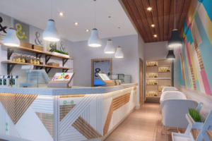[杭州易空间装饰]奶茶店风格介绍及装修要点