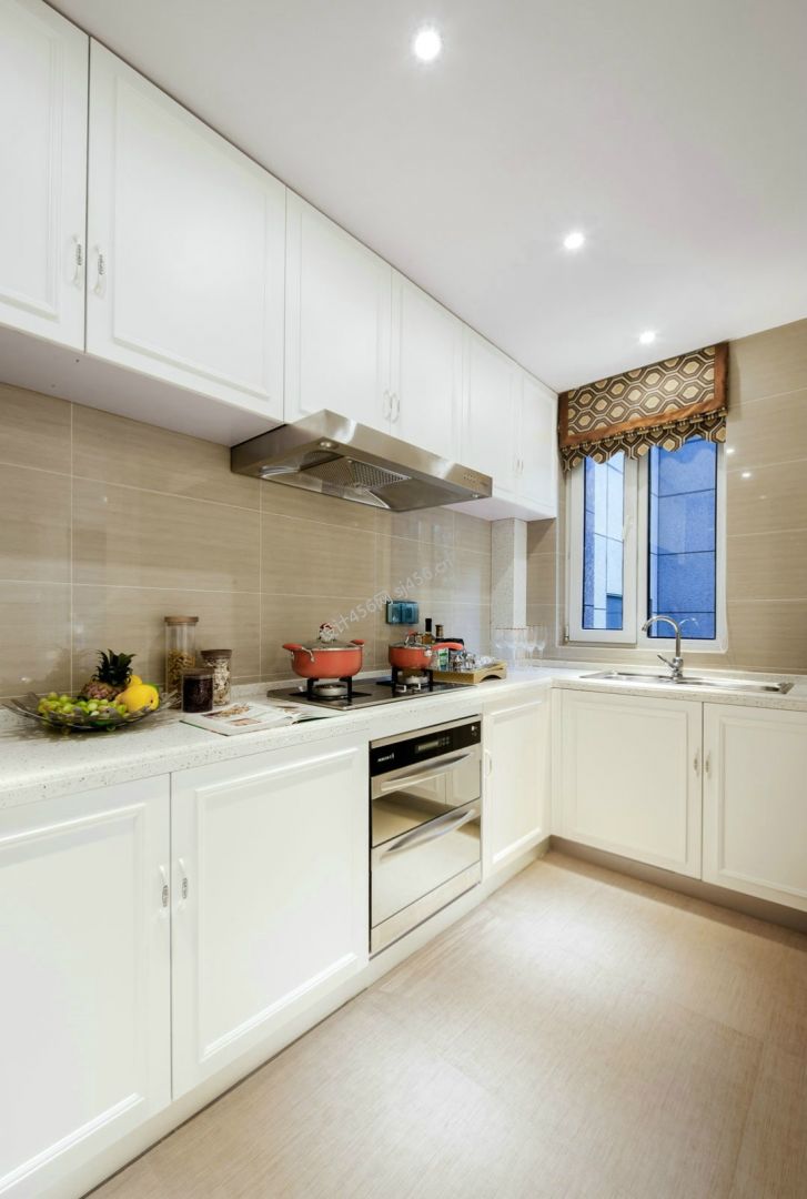 新古典风格131平米四室两厅厨房装修效果图