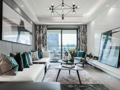 睿景湾120平现代风格装修案例