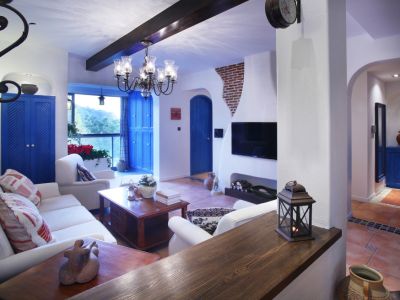 铁投锦华府124平地中海风格装修案例