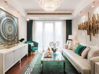 万佳花园143平欧式风格装修案例