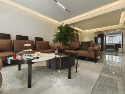 兰州云府158现代风130平三居装修案例