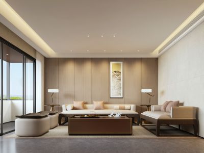 田头角村自建房360平现代风格装修案例