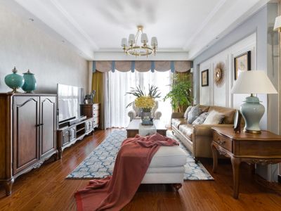 邦泰天著113平米美式风格三室两厅装修案例