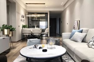 [太原龙发装饰]110平现代轻奢装修案例，让家更有格调！