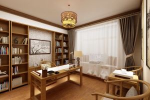 [大连宜美家装饰]书房怎样装修简单又实用？书房装修设计技巧