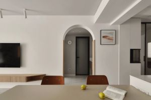 [无锡锦华装饰]简约原木风装修案例，整体简单大方!