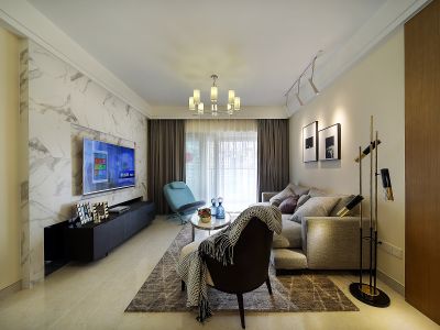 邦泰紫金学府134平米现代风格四室两厅装修案例