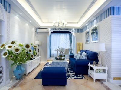 鼎盛世家137平地中海风格装修案例