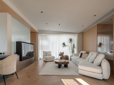 中洲南麓院现代风格129平米装修案例