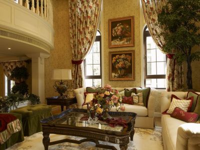 星河山海湾274平米田园风格别墅装修案例