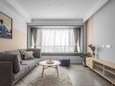 品实云湖花城102平米简约风格三室两厅装修案例