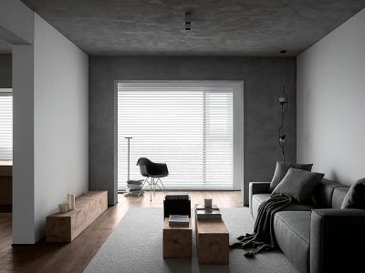 保利天汇现代风格109平米装修案例