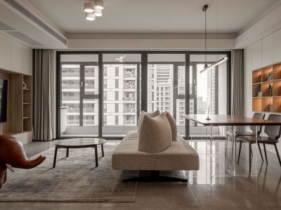 万科·玉玲珑现代风格115平米装修案例