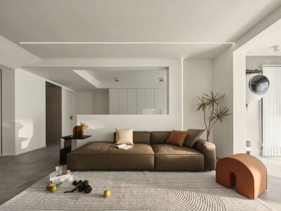 旭辉吴门里北欧风格122平米装修案例